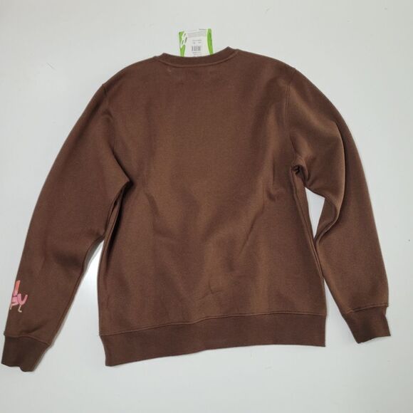 NEW XL REN & STIMPY NICKELODEON TV BROWN CREW GRAPHIC SWEATER SWEATSHIRT NWT - Picture 10 of 11